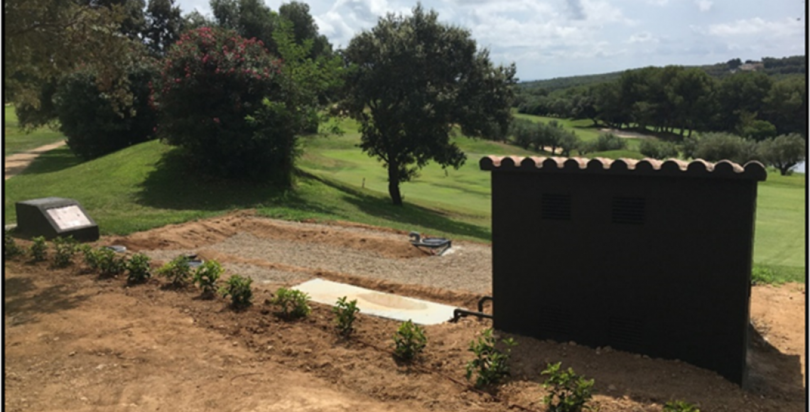Instalación en campo de golf Costa Dorada